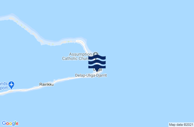 Majuro, Marshall Islandsの潮見表地図