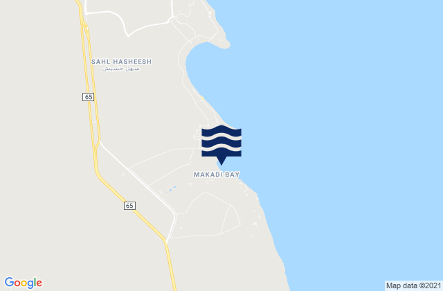 Makadi Bay, Egyptの潮見表地図