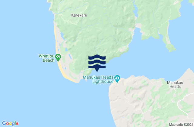 Makaka Bay, New Zealandの潮見表地図