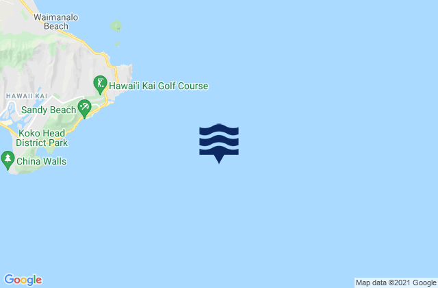 Makapu'u Point, United Statesの潮見表地図