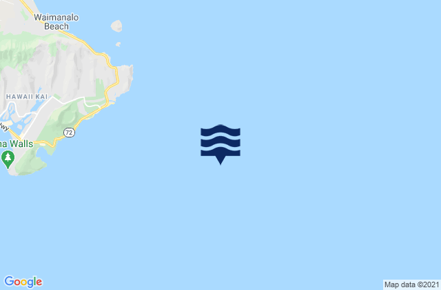 Makapuu Point, United Statesの潮見表地図