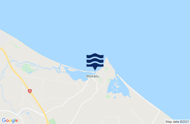 Maketu Estuary Entrance, New Zealandの潮見表地図