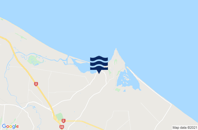 Maketu, New Zealandの潮見表地図