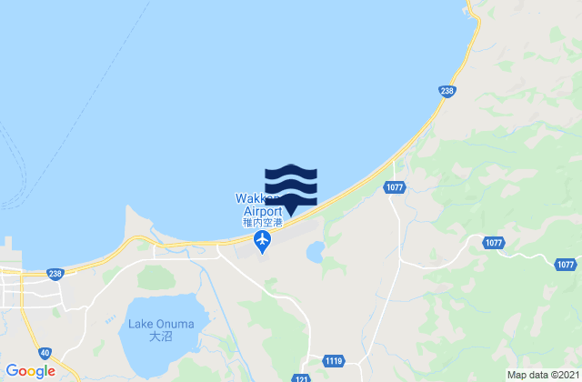 Makubetsu, Japanの潮見表地図
