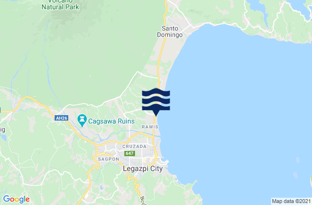 Malabog, Philippinesの潮見表地図