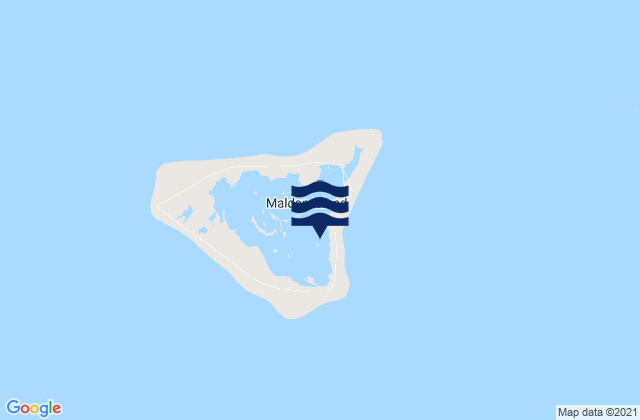 Malden, Kiribatiの潮見表地図