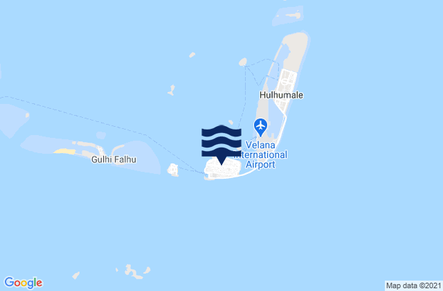 Male, Maldivesの潮見表地図