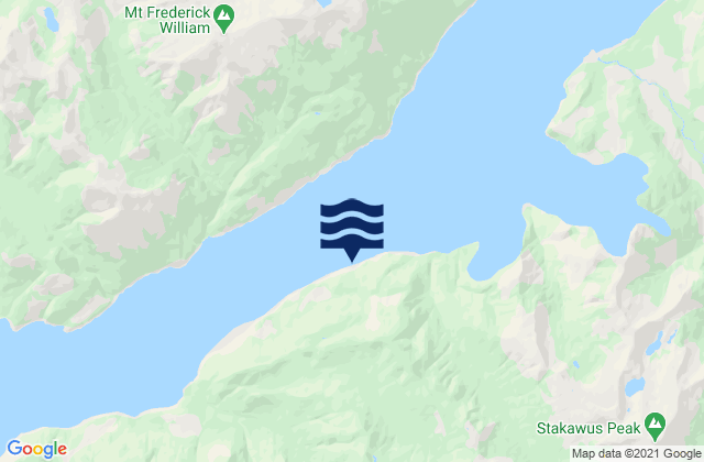 Malibu Outer, Canadaの潮見表地図