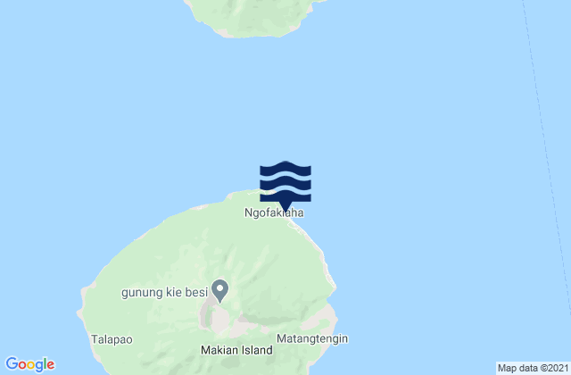 Malifud, Indonesiaの潮見表地図