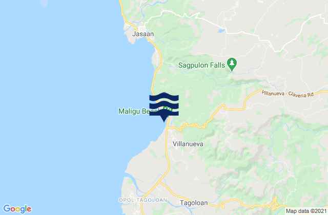 Malitbog, Philippinesの潮見表地図