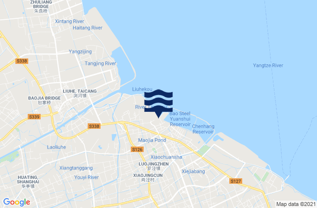 Malu, Chinaの潮見表地図