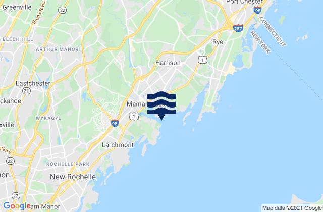 Mamaroneck Harbor, United Statesの潮見表地図