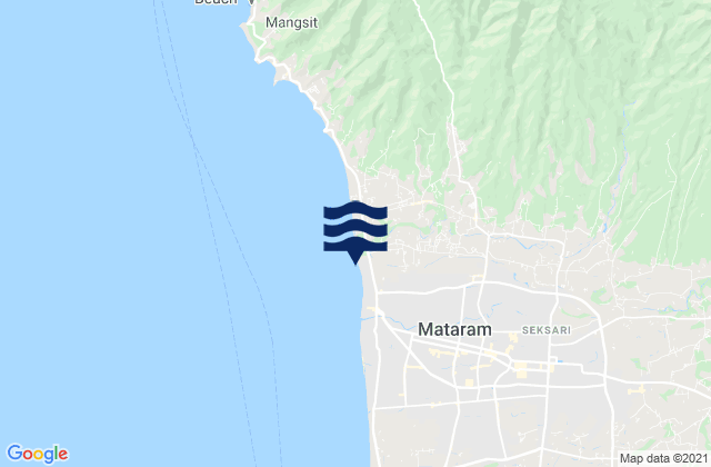 Mambalan, Indonesiaの潮見表地図