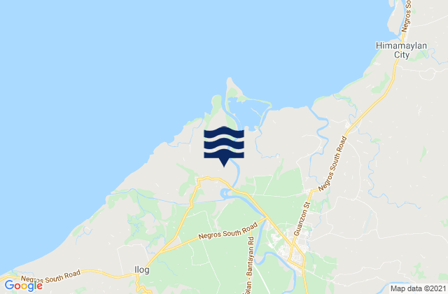 Manalad, Philippinesの潮見表地図