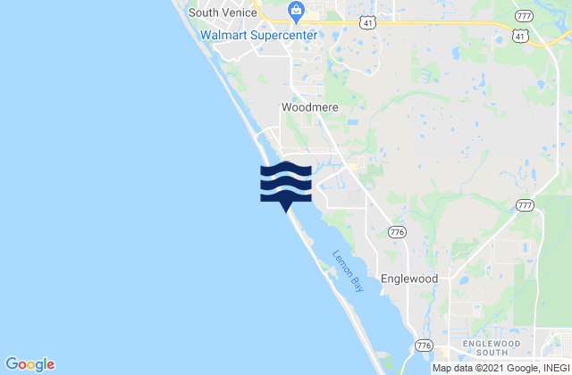 Manasota Key, United Statesの潮見表地図