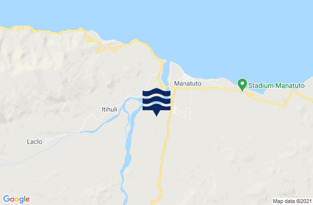 Manatuto, Timor Lesteの潮見表地図