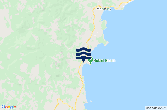 Manaul, Philippinesの潮見表地図