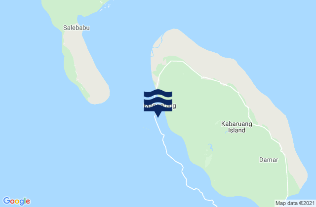 Mangarang, Indonesiaの潮見表地図