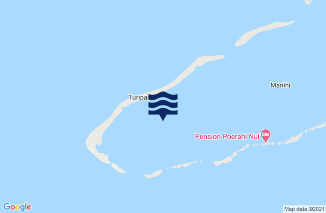 Manihi, French Polynesiaの潮見表地図