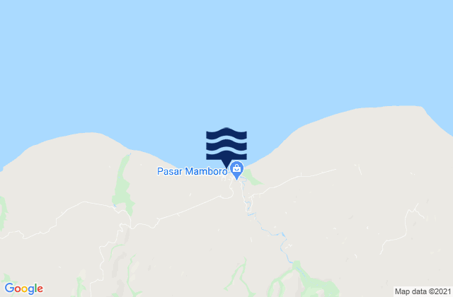 Manuakalada, Indonesiaの潮見表地図