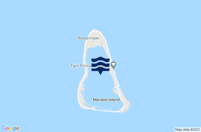 Marakei, Kiribatiの潮見表地図