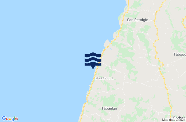 Maravilla, Philippinesの潮見表地図
