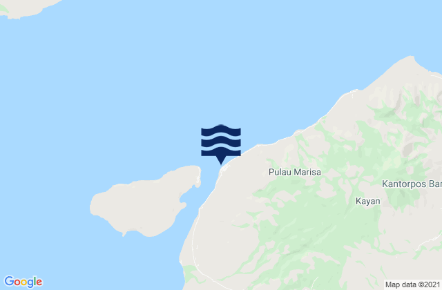 Marica, Indonesiaの潮見表地図