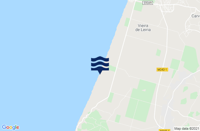 Marinha Grande, Portugalの潮見表地図