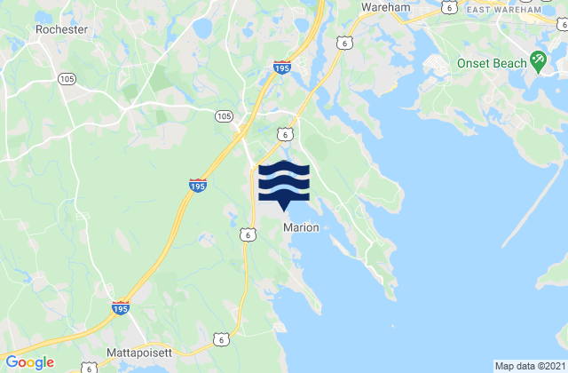 Marion, United Statesの潮見表地図