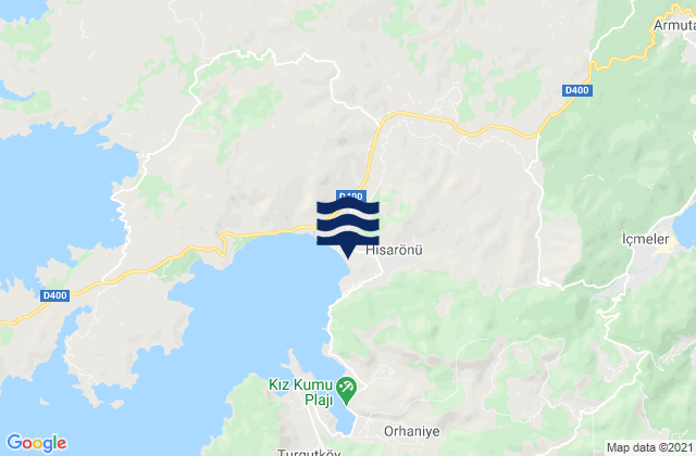 Marmaris, Turkeyの潮見表地図