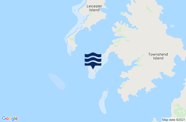 Marquis Island, Australiaの潮見表地図