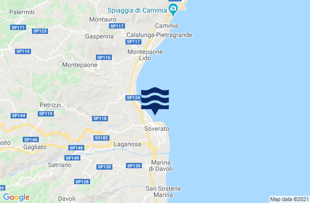 Martelli-Laganosa, Italyの潮見表地図