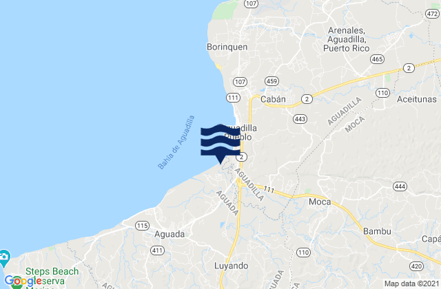 Marías Barrio, Puerto Ricoの潮見表地図