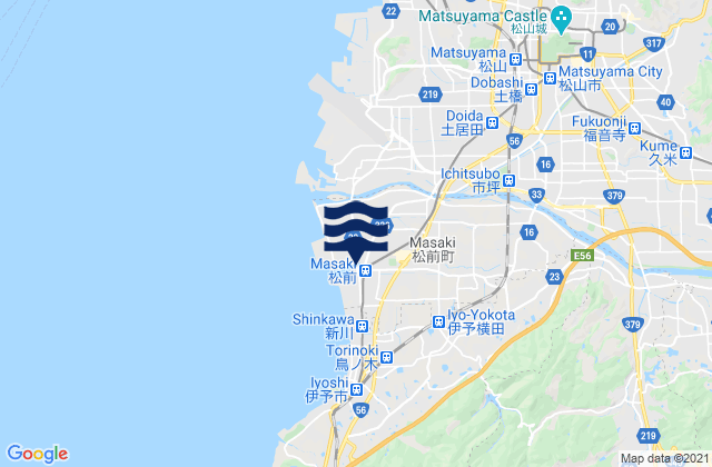 Masaki-chō, Japanの潮見表地図