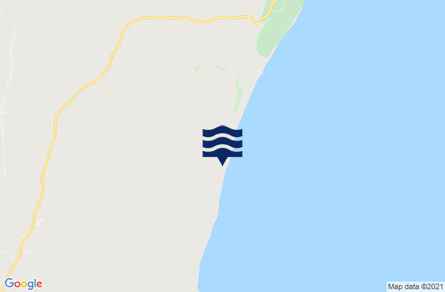 Massinga District, Mozambiqueの潮見表地図
