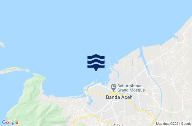 Mata Ie, Indonesiaの潮見表地図