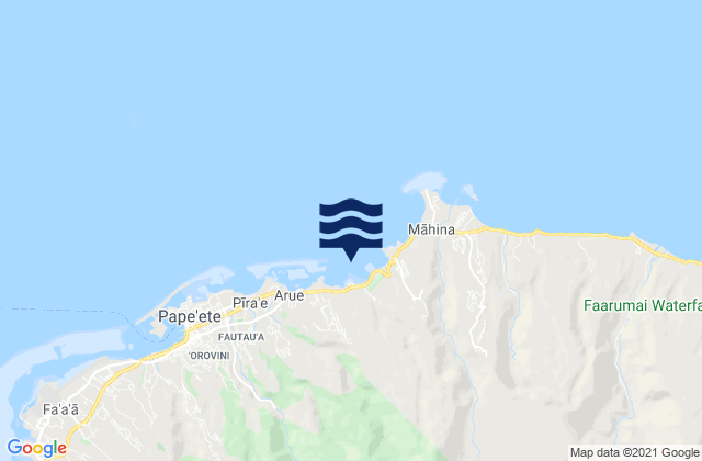 Mataiva, French Polynesiaの潮見表地図
