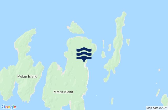 Matak, Indonesiaの潮見表地図