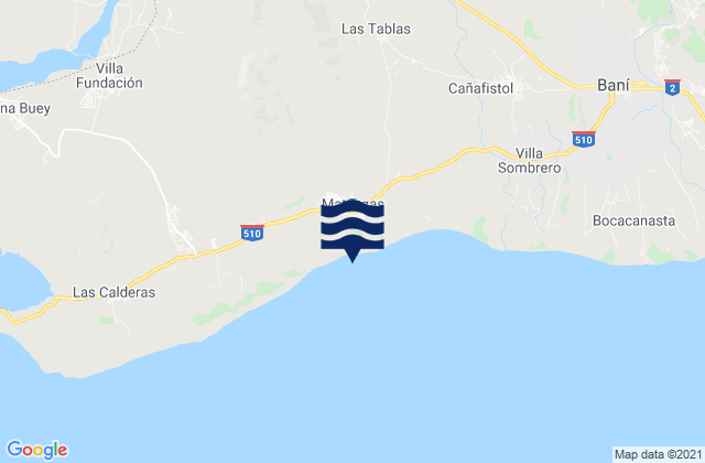 Matanzas, Dominican Republicの潮見表地図