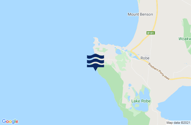 Matches, Australiaの潮見表地図