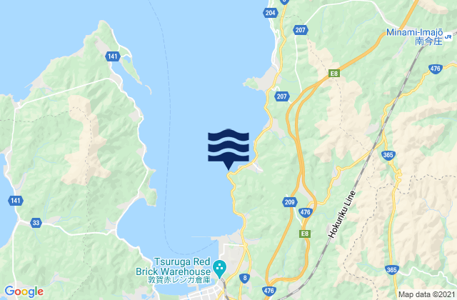 Matsuga-saki, Japanの潮見表地図