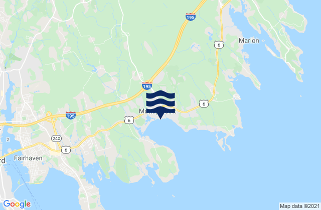 Mattapoisett Mattapoisett Harbor, United Statesの潮見表地図