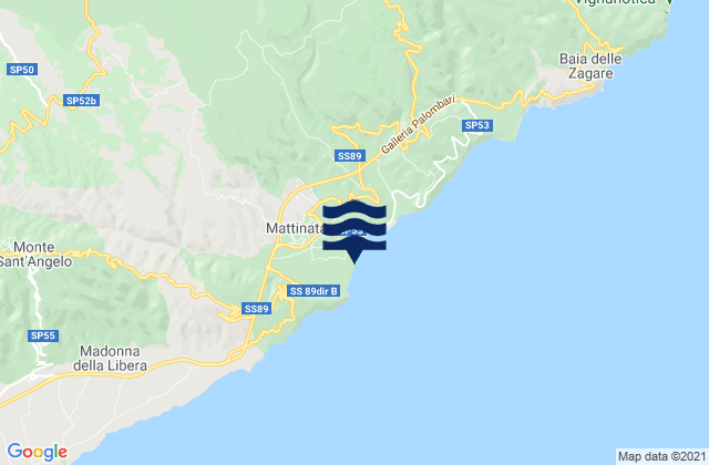 Mattinata, Italyの潮見表地図