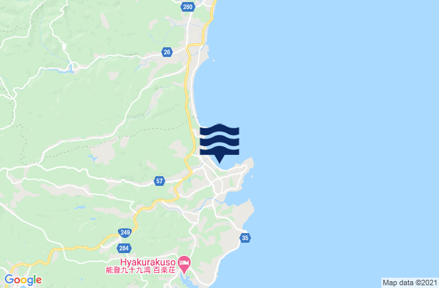 Matunami, Japanの潮見表地図