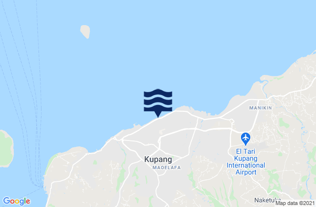 Maulafa, Indonesiaの潮見表地図