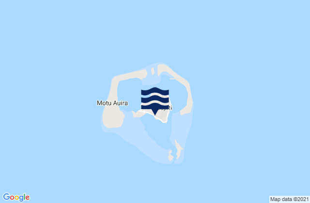 Maupiti, French Polynesiaの潮見表地図