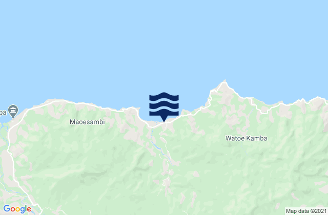 Maurole, Indonesiaの潮見表地図