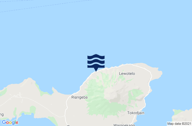 Mawa, Indonesiaの潮見表地図