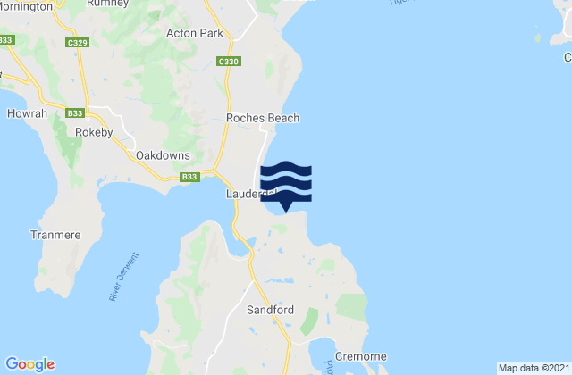 May's Point, Australiaの潮見表地図