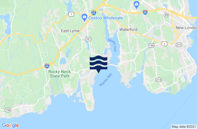 McCooks Beach, United Statesの潮見表地図